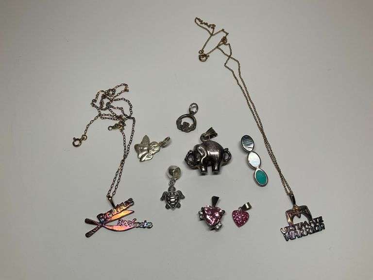 Sterling Silver Necklaces and Pendants Assortment image