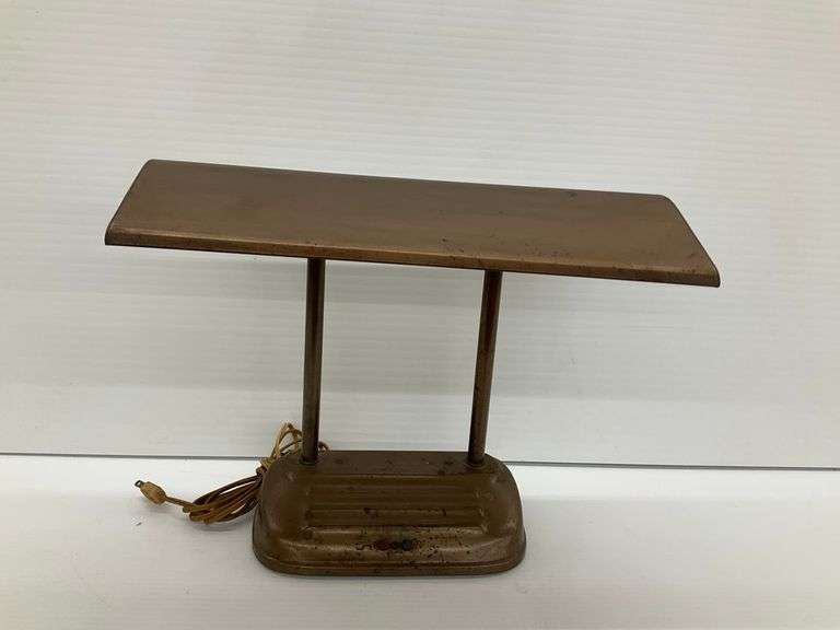 Vintage Bronze Finished Desk Lamp, may need new bulb image