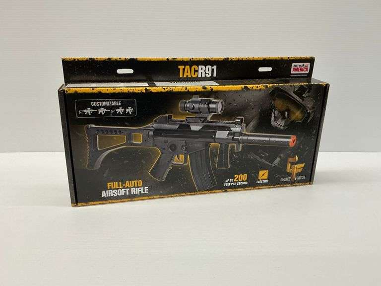New Game Face TACR91 Full Auto Airsoft Rifle Set image