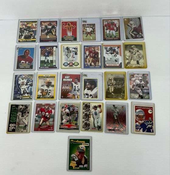 Assorted Football Trading Cards: Terrell Owens, Kurt Warner, & More image