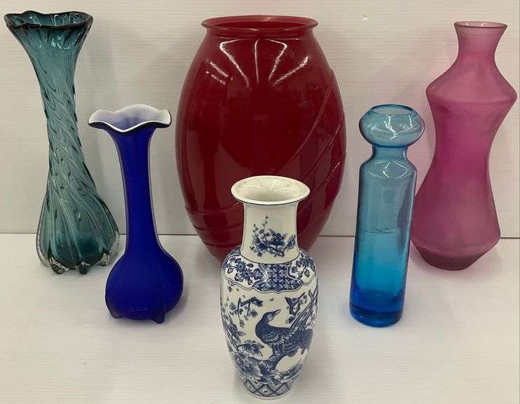 Six Various Style Vases image