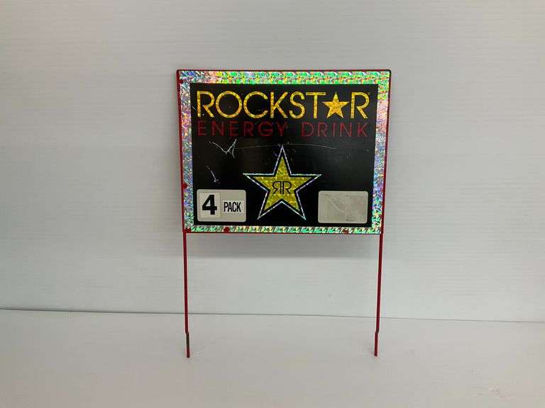 Rockstar Energy Drink Metal Advertising Sign image