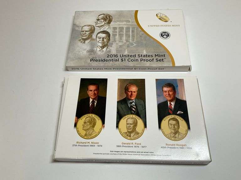 2016 United States Mint Presidential $1 Coin Proof Set image