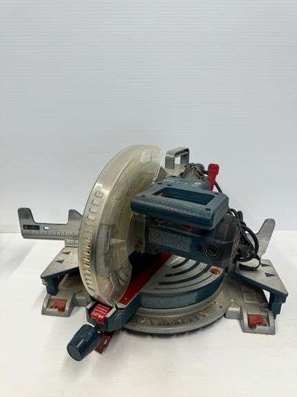 Bosch CM12 12-Inch Miter Saw, powers on image