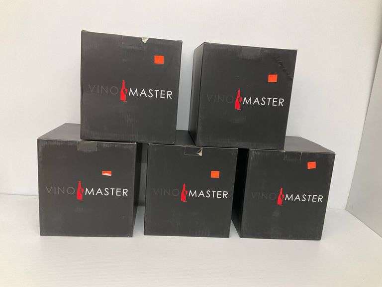 Five New Vino Master Glass Decanters image
