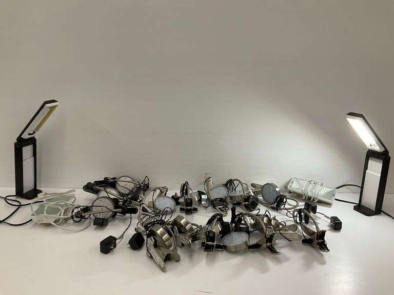 Assorted Light Fixtures - Tensor, LED Clip Lights image