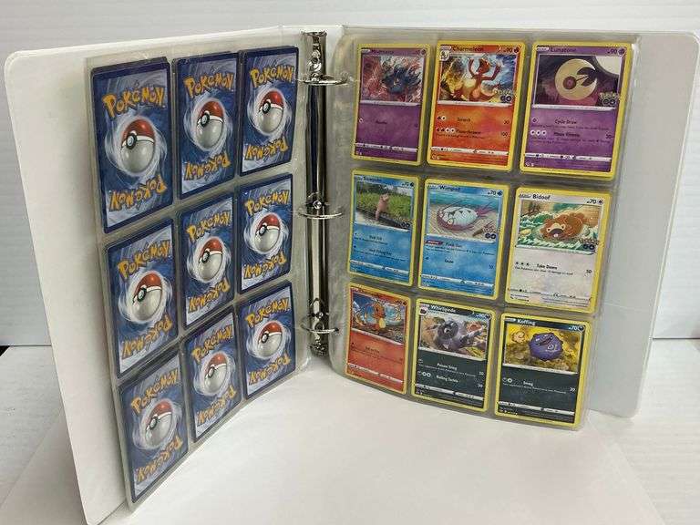 Pokémon Trading Cards in Binder...11 pages image