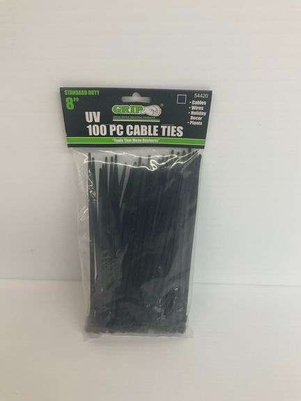 New Grip Bag of 100 8" Cable Ties image