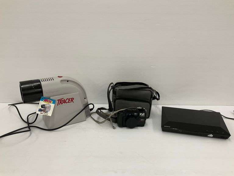 Artograph Tracer Projector, Nikon Action Touch Camera, and Sony Blu-ray Player image
