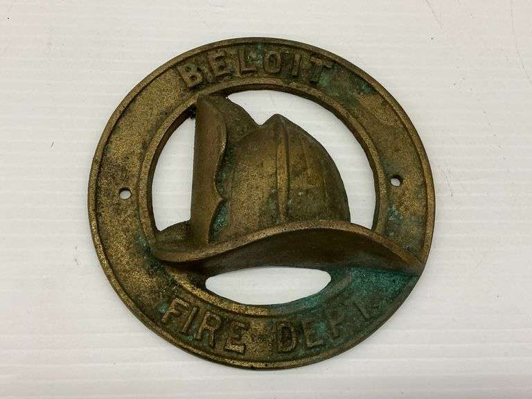 Beloit Fire Department Metal Plaque image