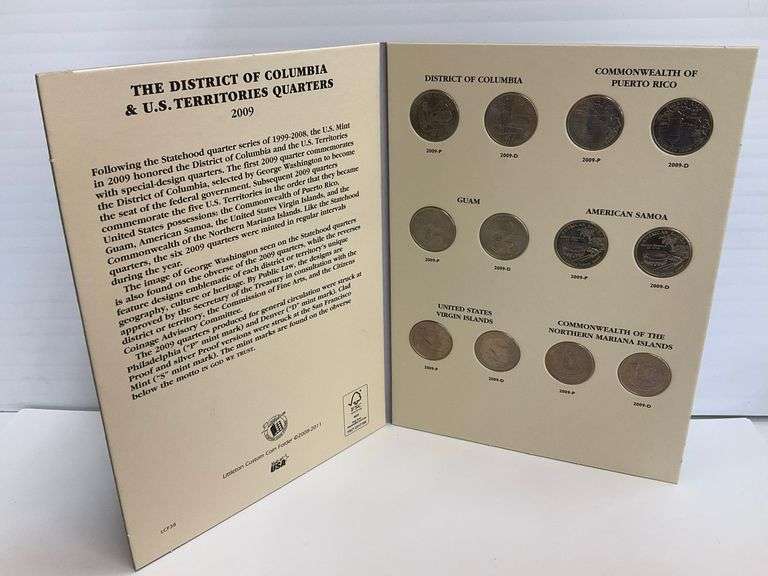 2009 District of Columbia and U.S. Territories Quarter Program Coin Collection image