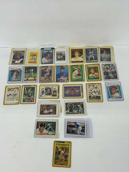 25 Assorted Baseball Trading Cards image