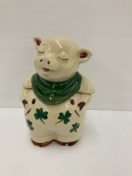 Shawnee Pottery "Smiley Pig" Cookie Jar...see description and photos image