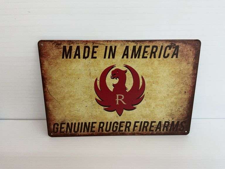 Ruger Firearms Metal Sign image