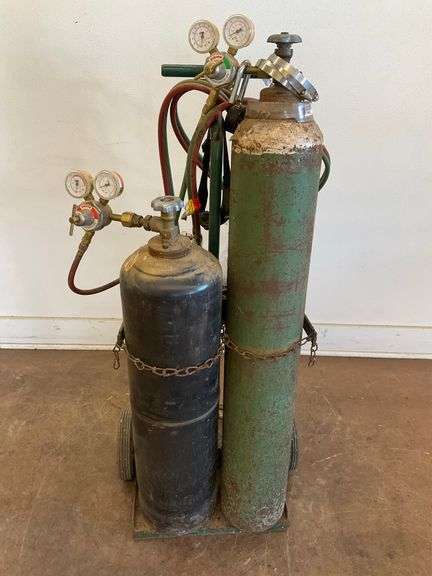 Smith Welding and Cutting Torch Outfit on Cart image