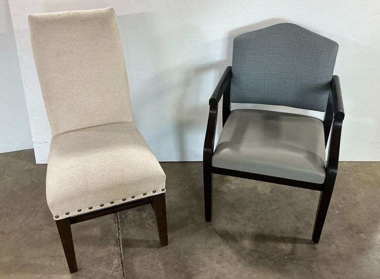 Pair of Upholstered Dining and Arm Chairs image