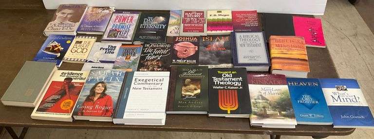 Lot of Assorted Religious and Christian Themed Books image