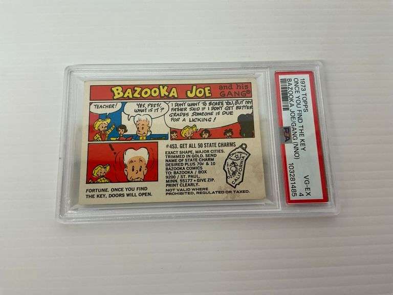 1973 Topps Bazooka Joe and His Gang PSA Graded Card image