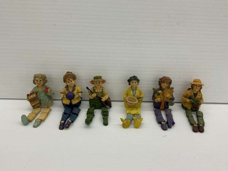2003 WMG Whimsical Shelf Sitters - Figurines Set of 6 image