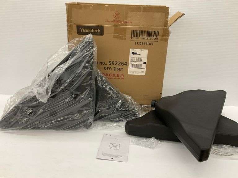 New Yaheetech 592264 Black Cantilever Umbrella Base Weight Sand Water Filled Set image