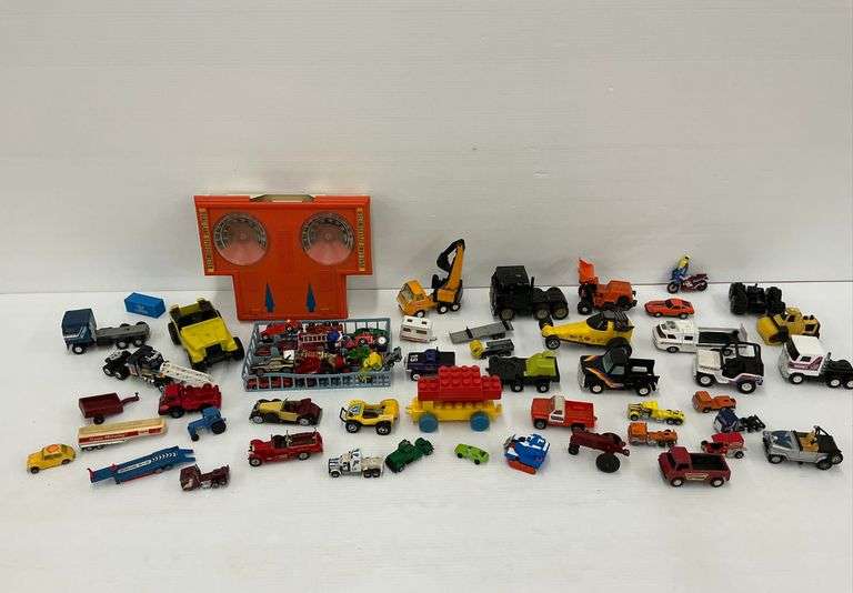 Diecast Toy Cars and 1969 Hot Wheels Dual Lane Speedometer image