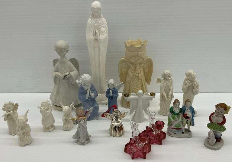Ceramic Angel & Other Figurines image