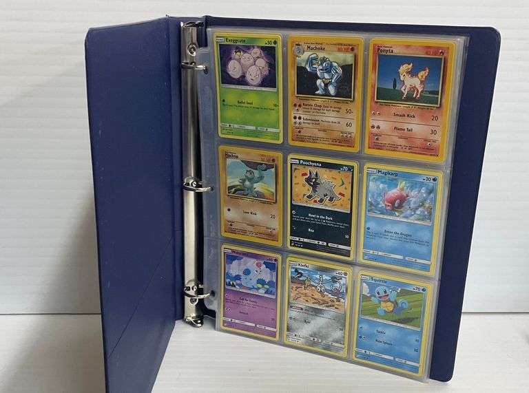 Pokemon Trading Cards in Binder...11 Pages image