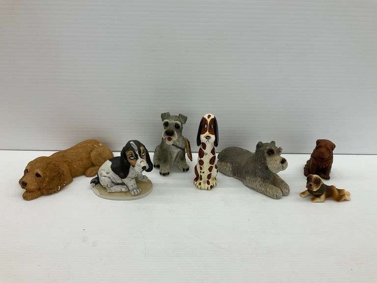 Seven Sandicast and Masterpiece Dog Figurines image