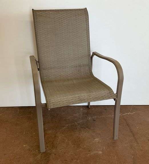 Outdoor Sling Patio Chair with Aluminum Frame image