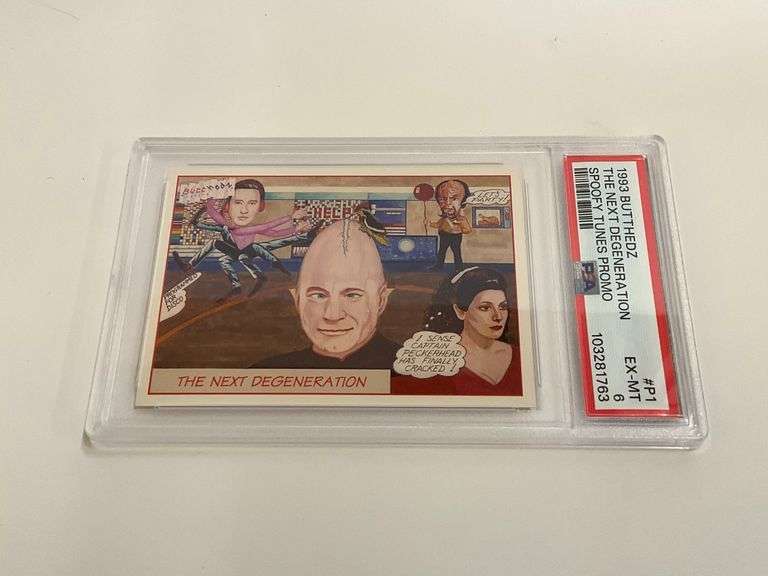 1993 Butt-Hedz The Next Degeneration Spoofy Tunes Promo Trading Card - PSA Graded image