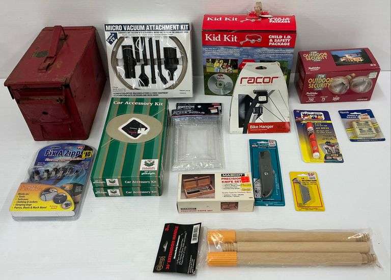 Car Accessory Kit, Precision Knife Set, Bike Hanger, Safety Package, and More image
