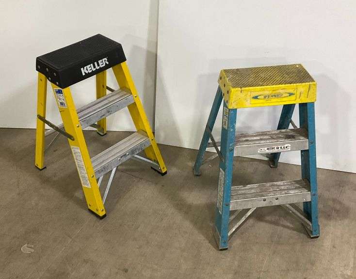 Two Small Step Stools - Keller and Werner image
