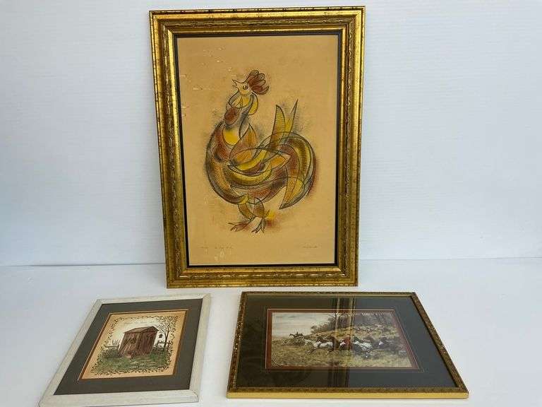 Three Framed Wall Art Prints image