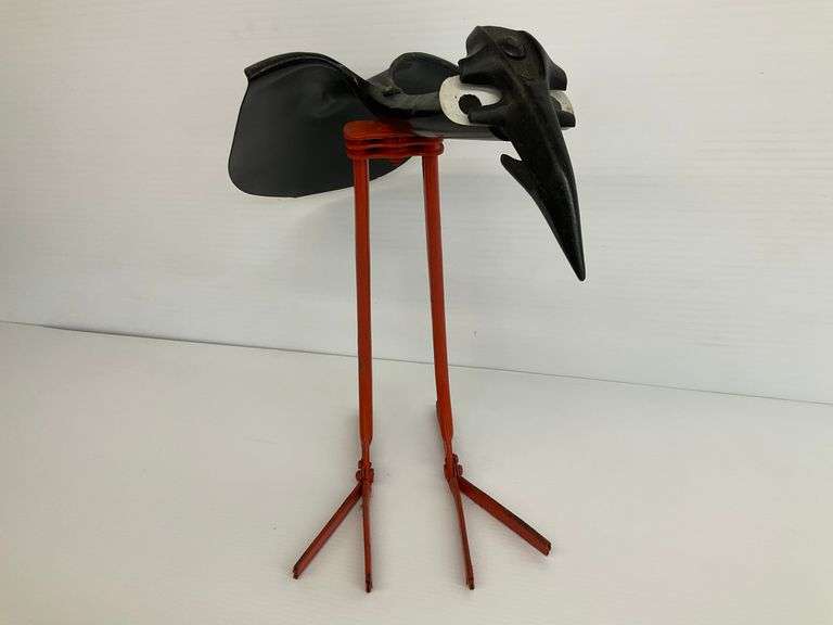 Welded Metal Bird Sculpture image