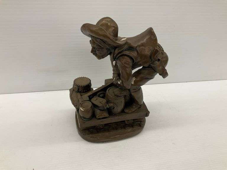 Sundance Originals Figurine - Man with Rail Cart image