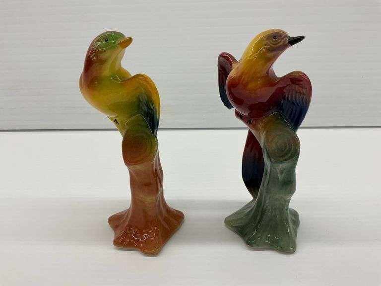 Pair of Ceramic Bird Figurines image