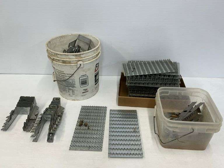 Joist Hangers and Metal Nail Plates - Assorted Lot image