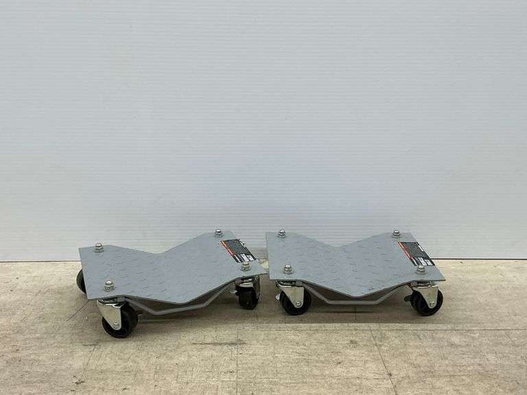 Pair of Pittsburgh Automotive 1500 lb Capacity Vehicle Dollies image
