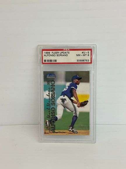 Alfonso Soriano Rookie Card 1999 Fleer Update Baseball Card image