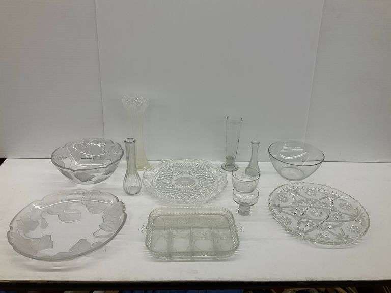 Glassware Collection - Bowls, Vases, and Trays image