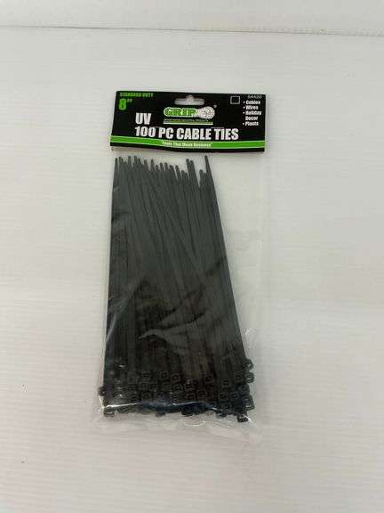New Grip 8 in. Standard Duty UV Resistant 100-Piece Cable Ties image