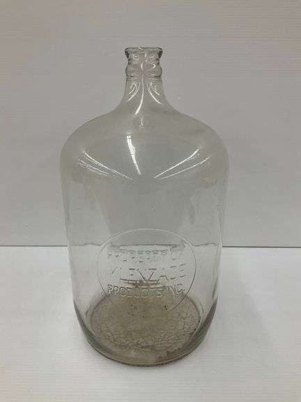 Large Glass Bottle Marked "Property of Klenzade Products Inc." image