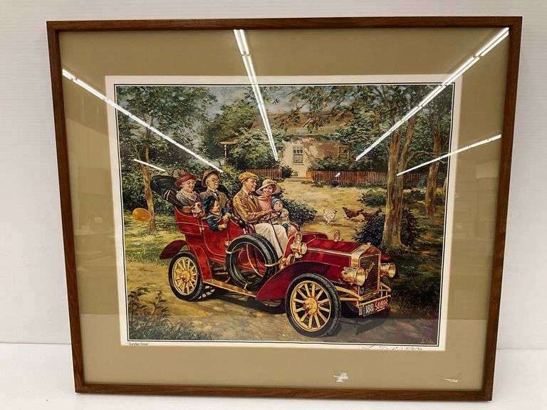 Framed "Sunday Drive" Print by Lee Dubin image