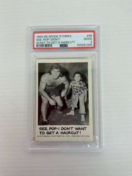 1963-65 Spook Stories Graded Trading Card #68 image