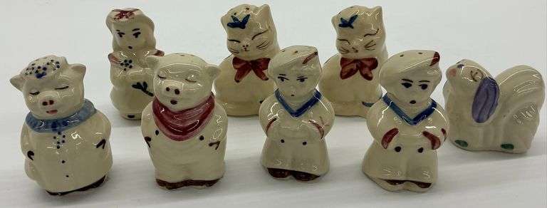 Vintage Shawnee Pottery Salt and Pepper Shakers Group image