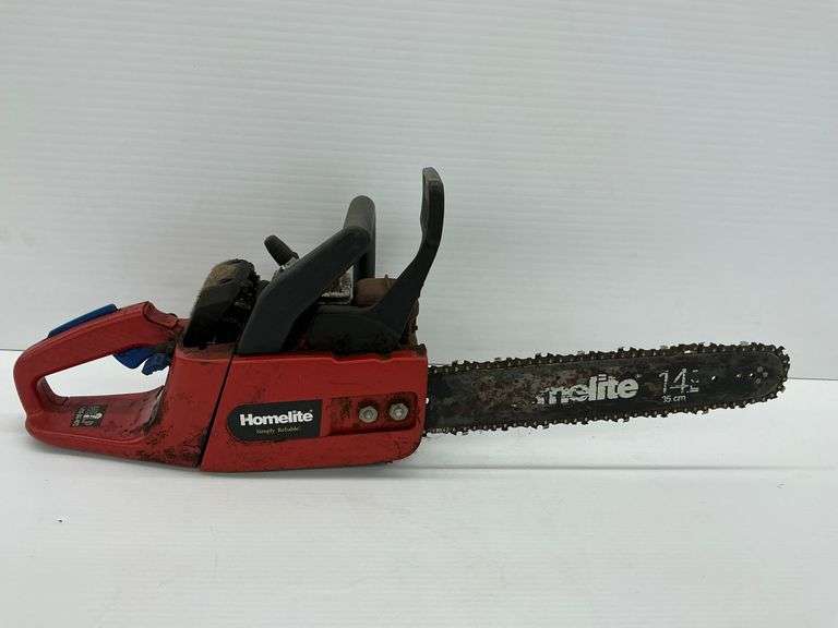 Homelite Powerstroke 20 Chainsaw - 14 Inch Bar...has compression image