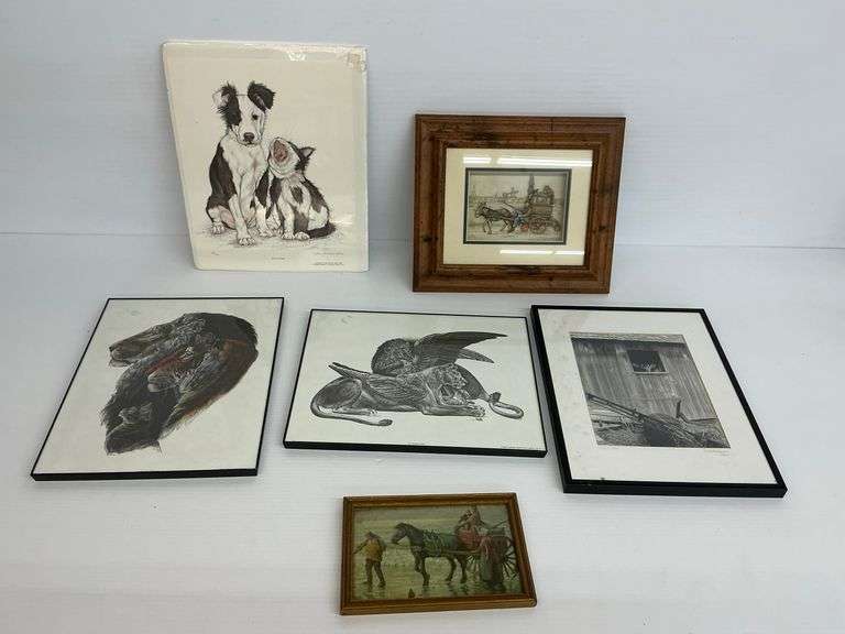 Assorted Collection of Framed Prints and Lithographs image