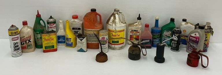 Various Oils, Lubricants, and Fluids with Oilers image