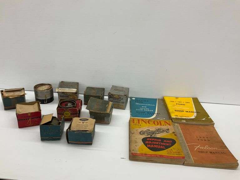 Ford Falcon, Econoline, Lincoln Shop Manuals with Piston Ring Sets image