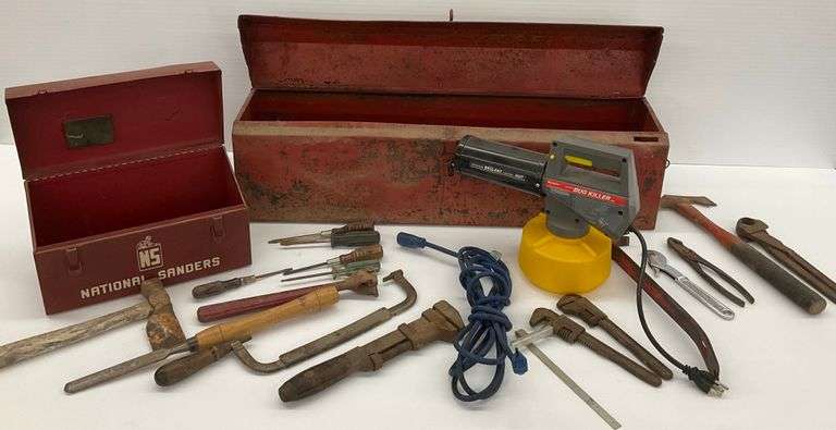 Variety of Tools and Tool Boxes image